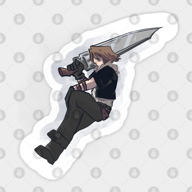 squall Sticker by inkpocket